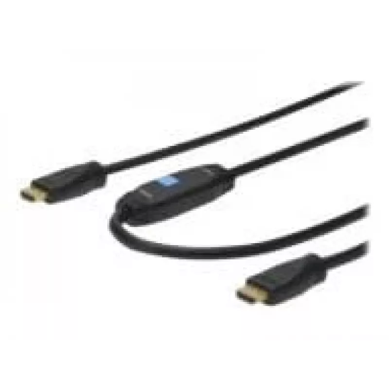 Digitus HDMI High Speed ühenduskaabel Etherneti ja signaalivõimendiga