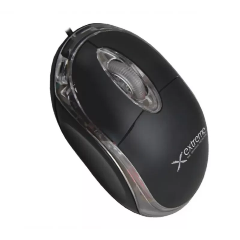 Juhtmega optiline mõlemakäeline hiir EXTREME XM102K — 1000 DPI, USB Type-A, 1,2 m kaabel, 3 nuppu