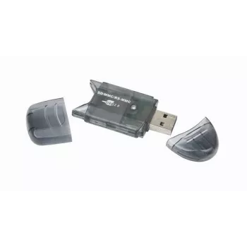 USB 2.0 kaardilugeja Gembird FD2-SD-1 — MMC/SD/SDHC/SDXC, 73×30×10 mm, 13 g, Must