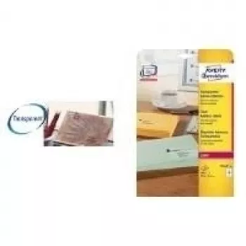 Printer label Transparent Avery L7551-25