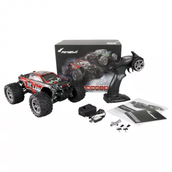 Amewi M-Land Monstertruck 48km/h 4WD 1 16 RTR Punane (22622)