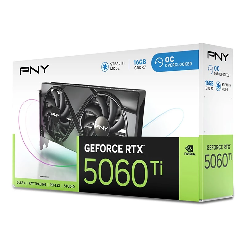 Graafikakaart PNY GeForce RTX 5060 Ti 16 GB GDDR7