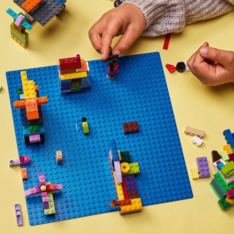LEGO ehitusplaat 11025 — sinine alusplaat 32x32 nupuga, 250×250 mm