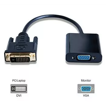 Microconnect DVIDVGA video kaabli adapter 0,25 m DVI-D VGA (D-Sub) Must
