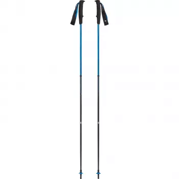 Trekking Poles Distance Carbon, treeningseade sinine, 1 paar, 130 cm