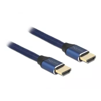 HDMI-kaabel DeLOCK ülikiire 48 Gbps 8K 60 Hz sinine 1 m
