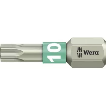 Kruvikeeramisotsakud TORX® 25 mm Wera T10 6,3 mm (1/4 tolli) ajamile
