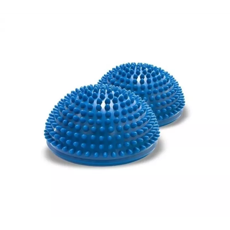 Tasakaalu- ja propriotseptsiooni sensoorsed poolkerad Qmed DRQM3GCH101 — paar, tehnopolümeer, Ø16 cm, max koormus 100 kg, sinine