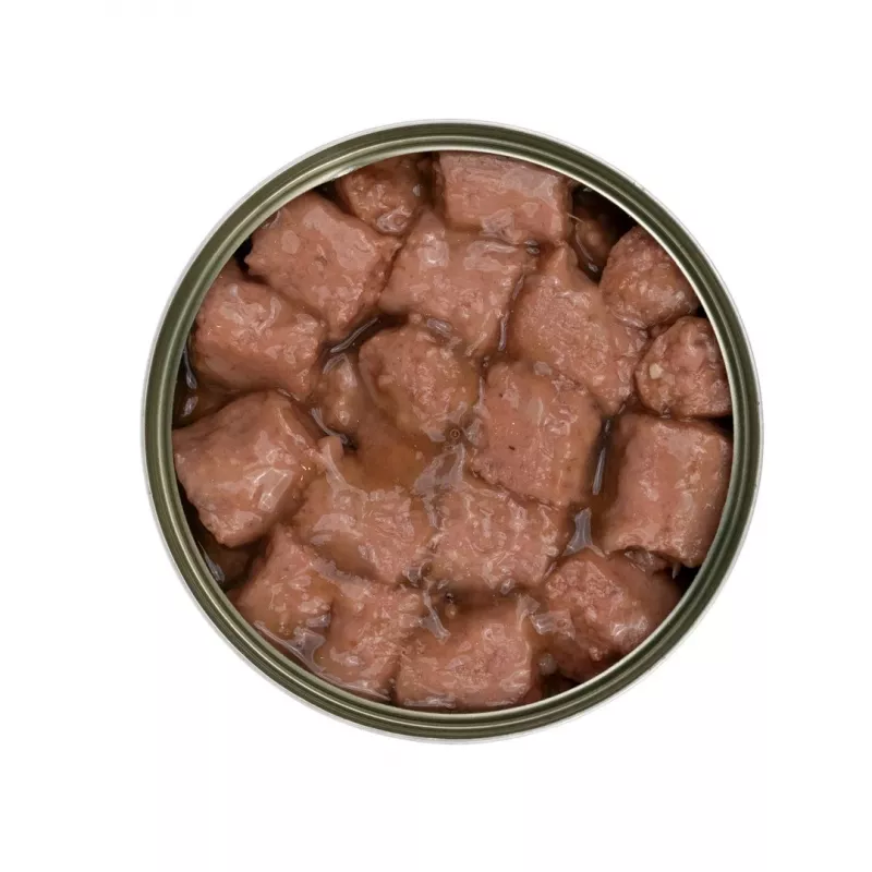 Märg koeratoit TufTuf tükid kastmes linnulihaga 415 g — täiskasvanud koerad, 7% valku, 81,5% niiskust
