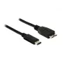 USB-kaabel DeLOCK 1 m USB 3.1 USB 3.2 Gen 2 USB C Micro-USB B Must