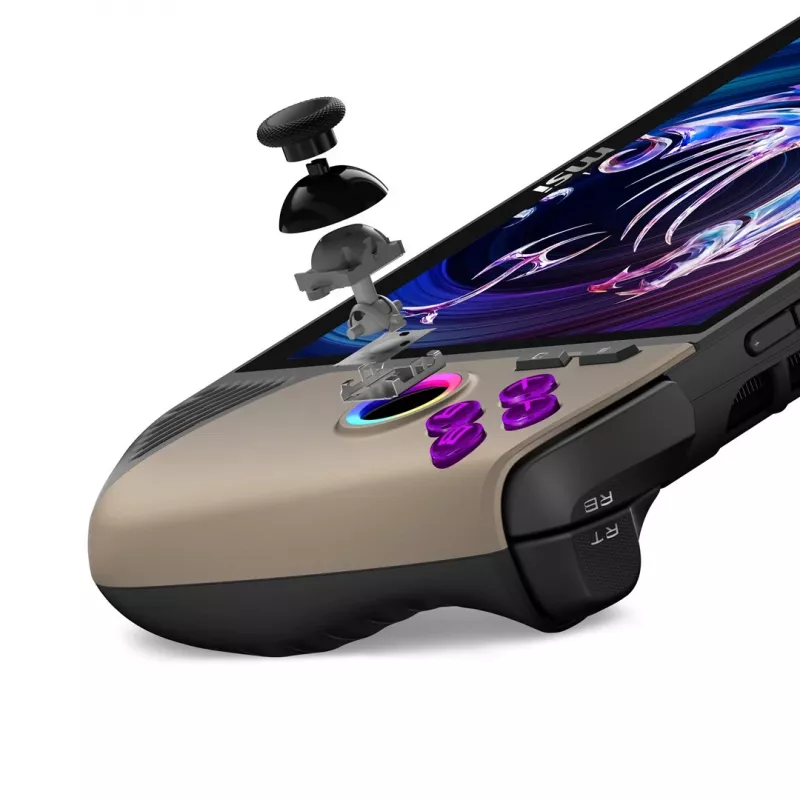 MSI Claw 8 AI+ A2VM-037PL kaasaskantav mängukonsool 20.3 cm (8) 1 TB puuteekraan Wi‑Fi beež