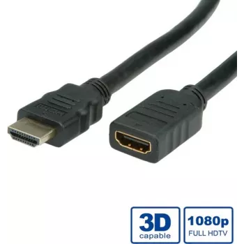 HDMI High Speed kaabel + Ethernet VALUE 5 m