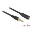 Audiojuhe 3,5 mm isane–emane DeLOCK 85635 5 m must