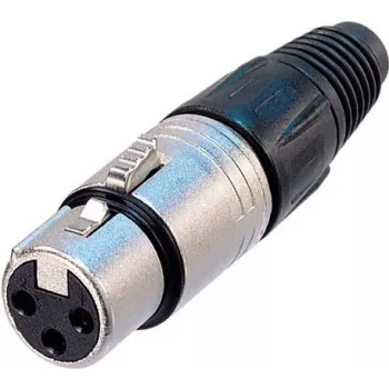 Neutrik NTR-NC5FX - -30 - 80 °C - Must - Hõbedane - UL - UL 94 HB - IEC 61076-2-103 - IP 40,IEC 68-2-20 (NC5FX)