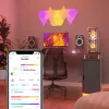 Kolmnurksed LED-paneelvalgustid Nanoleaf NL47-0002TW-9PK — komplektis 9 RGB seinakinnitatavat paneeli, vahelduvvoolutoitel, valge