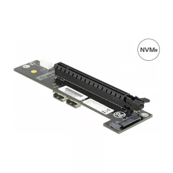 Konverter 2 x SFF-8654 PCIe x16 Bifurcations DeLOCK 64148