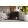 Cama Öökapp, 2 tk CORTINA 45x40x51 must