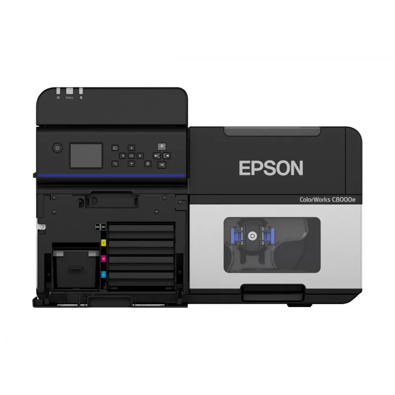 Epson ColorWorks C8000e (BK) sildiprinter tindiprinter Värviline 600 x 1200 DPI 300 mm/sek Juhtmega ja juhtmeta ühendus Ethernet LAN