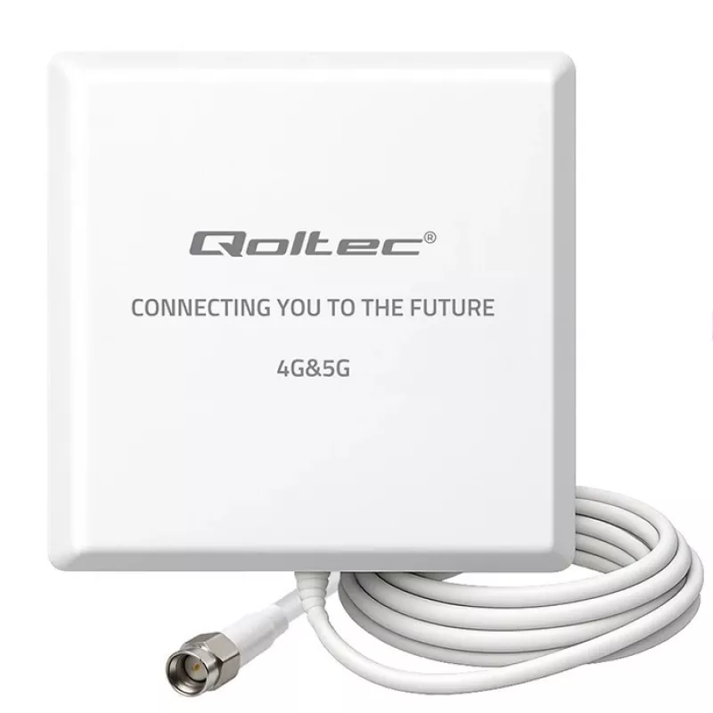 Väline QOLTEC 4G/5G LTE antenn 9 dBi SMA-pistikuga ja 3 m kaabliga