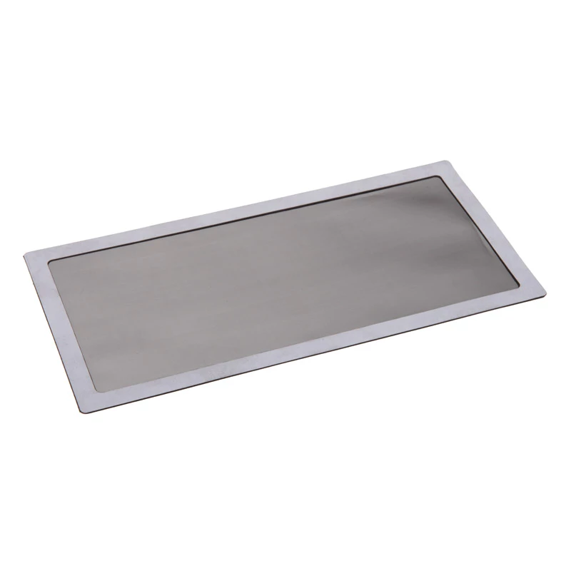 Tolmufilter DEMCiflex 0320 arvutikorpustele, 142×287 mm, must/hall