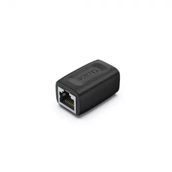 Kaabli soovahetaja Unitek A1026BK RJ-45 emane-emane Cat7 1 Gbit/s must