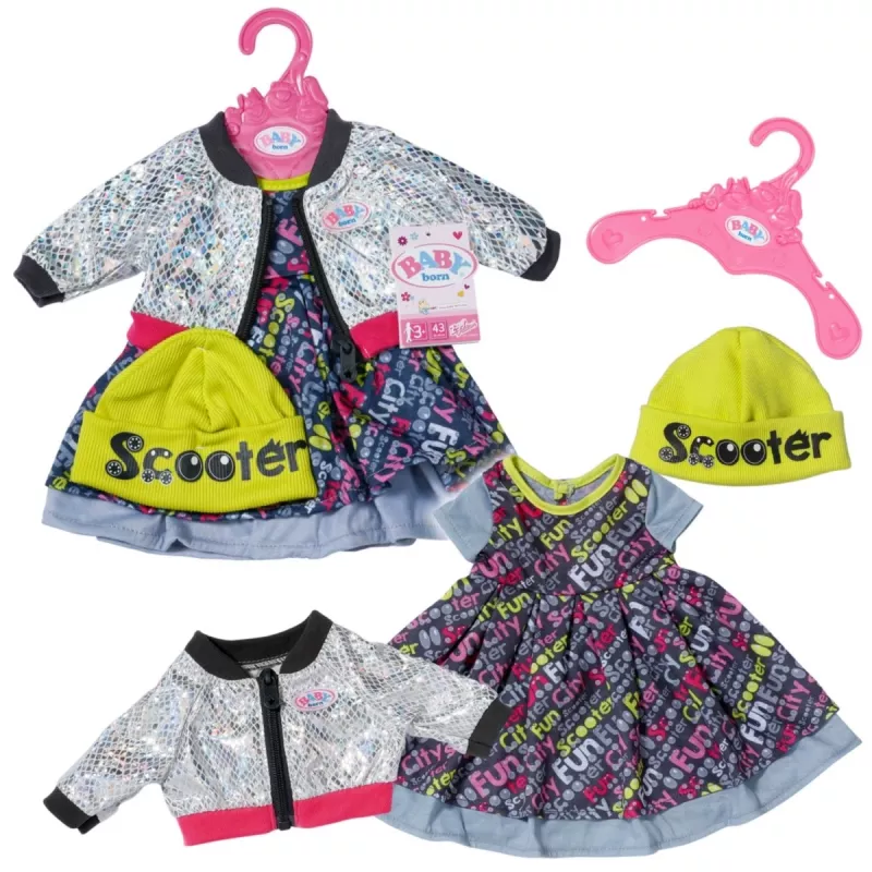 Zapf Creation BABY born E-Scooter komplekt nukule, 43 cm
