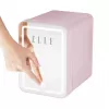 Minikülmik LED-meigipeegliga Elle ESDAFX04PUEU 4 L, lilla
