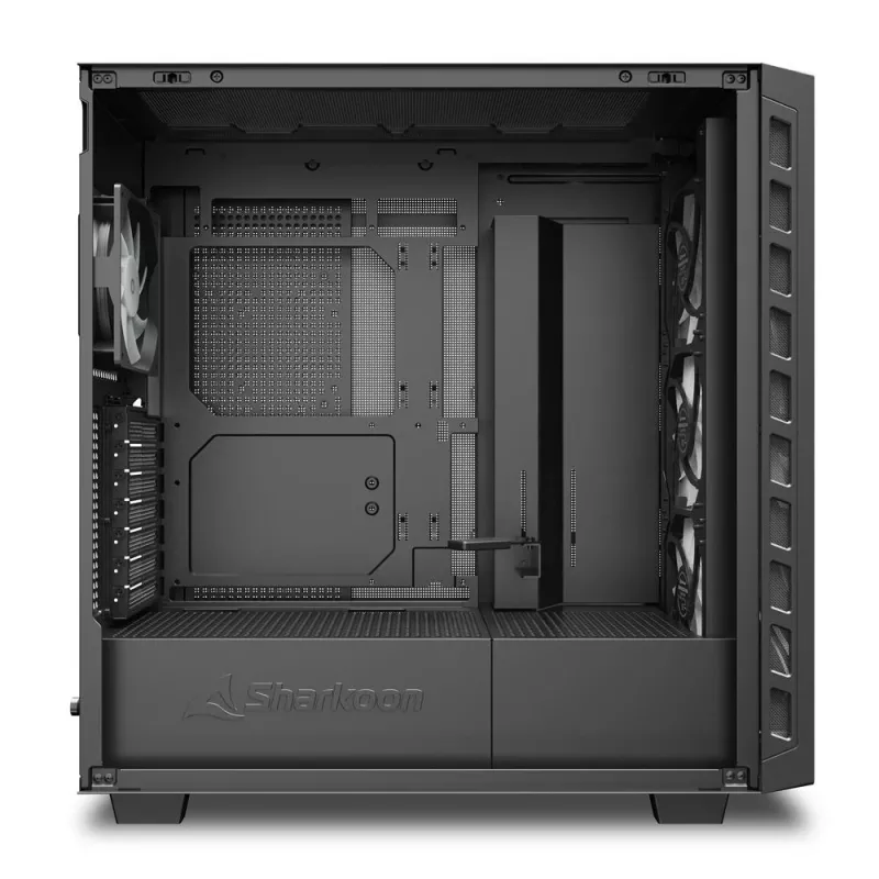 Sharkoon REBEL C80G RGB Midi Tower Must