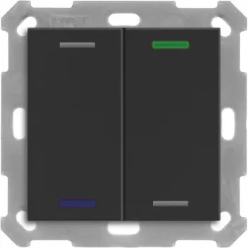 MDT BE-TAL550206.01 KNX surunupp Light 55 2-suunaline RGBW mattmust neutraalne 1 (BE-TAL550206.01)