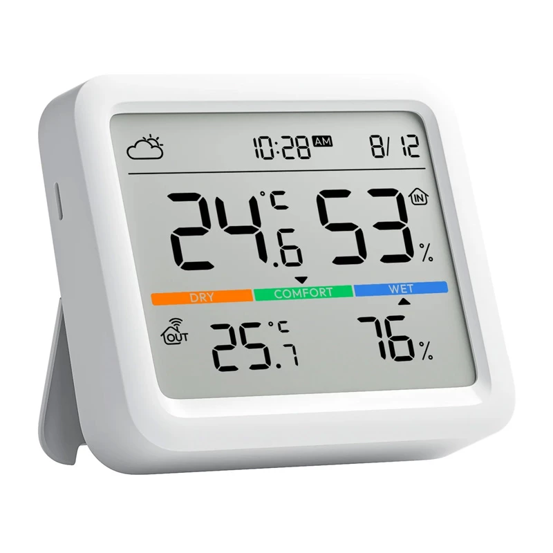 SwitchBot Meter Pro valge LCD-ekraaniga patareitoitega temperatuuri ja niiskusandur 0