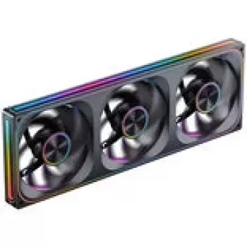 Korpuse ventilaatorid Jonsbo ZA-420BR PWM Reverse ARGB — 3×140 mm, must