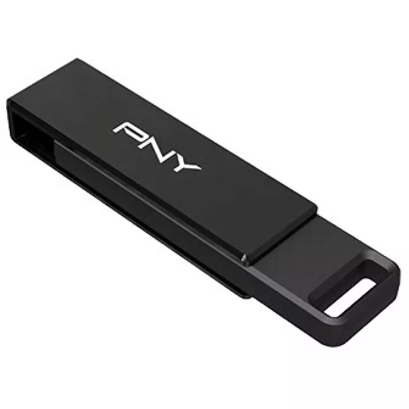PNY Elite-X USB-mälupulk 64 GB USB Type-C 3.2 Gen 1 (3.1 Gen 1) Must (P-FDI64GELTXC-GE)
