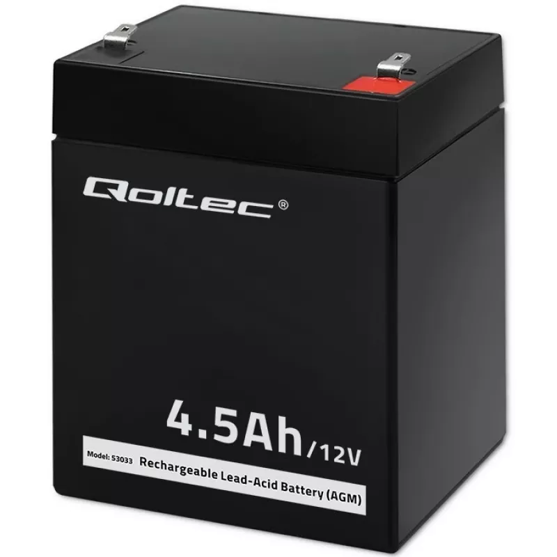 AGM aku Qoltec 53033 4.5 Ah 15 V 65.5 A mootorratas