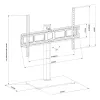 Telerialus MACLEAN MC-386 32-tollistele kuni 75-tollistele teleritele, kuni 40 kg, VESA 600x400 mm, pööratav, eraldiseisev