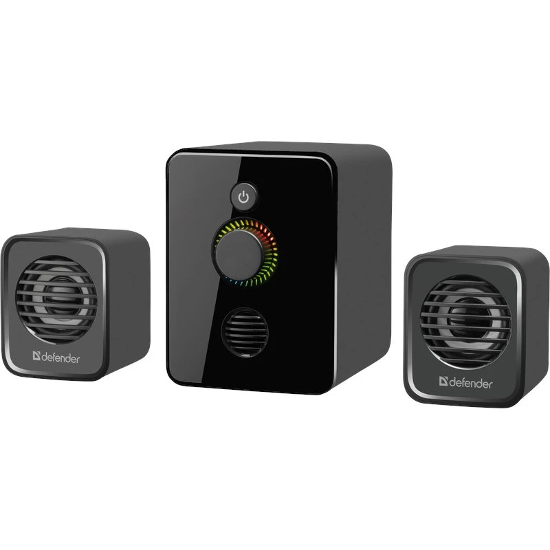 2.1 arvutikõlarid DEFENDER V12 11W RMS USB, 3,5 mm, bassikõlar, must, 223×115×130 mm