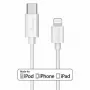 USB-kaabel MediaRange MRCS215 1m USB-C USB-C/Lightning Valge