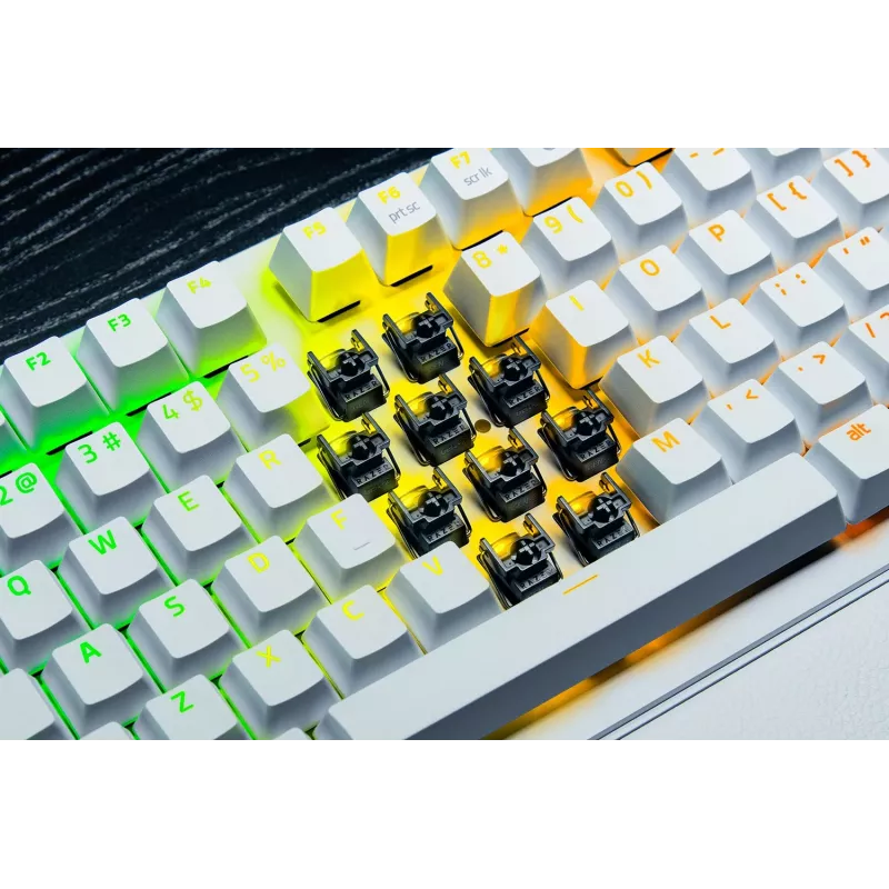 Razer Huntsman V3 Pro Tenkeyless 8KHz | Mänguklaviatuur | Juhtmega | US | Valge | Razer Analog Optical Switch Gen-2