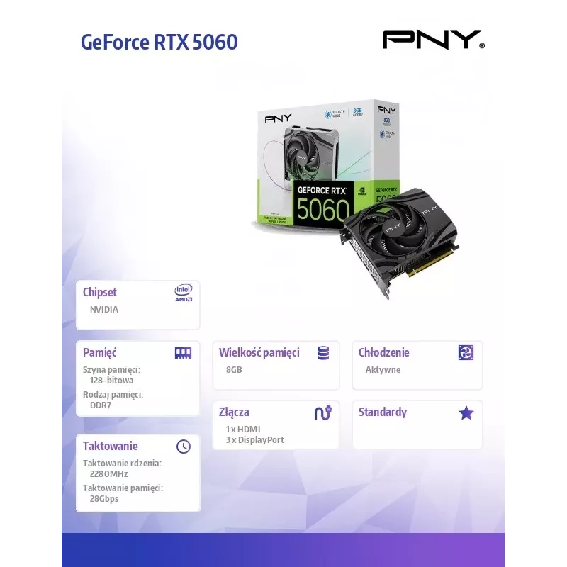 PNY GeForce RTX 5060 8GB graafikakaart