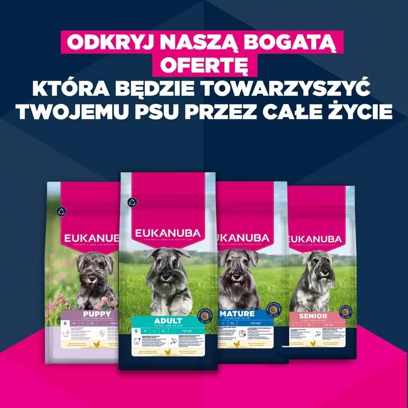 Kuiv koeratoit EUKANUBA Mature Small Chicken 3 kg — täiskasvanud väikest tõugu koertele
