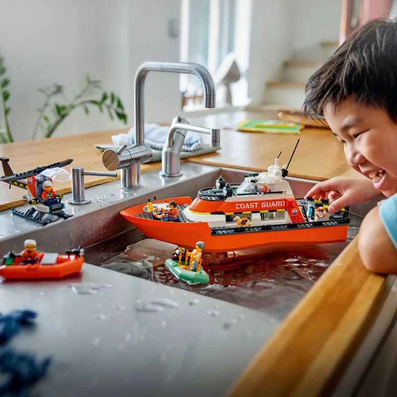 LEGO City 60504 Päästepaat ja helikopter