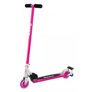 Klassikaline tõukeratas Razor S Spark Sport lastele, kokkupandav, terasraam ja -põrand, 2 ratast, kõrgus 825 mm, max koormus 100 kg, Must/Roosa