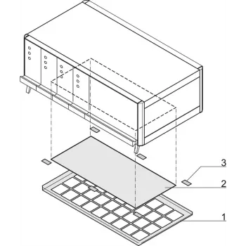 SCHROFF FILTER MAT 84HP (VARUOSA) - Rack-Accessory (64571036)