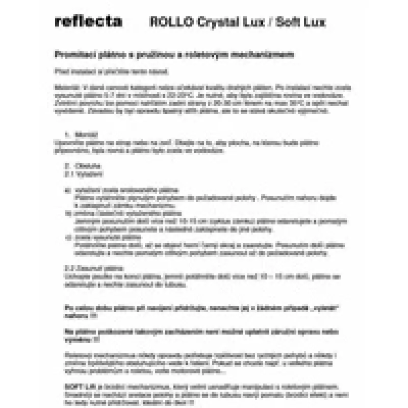 Projektsiooniekraan Reflecta CrystalLine Rollo 176x176 cm