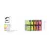 Värviline neoonpaber Double A, 75g, A4, 100 lehte, Rainbow 4, 5 neoonvärvi