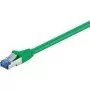 Wentronic Goobay CAT 6a paigalduskaabel, S/FTP (PiMF), roheline, 7,5 m - LSZH halogeenivaba, vask (93849)