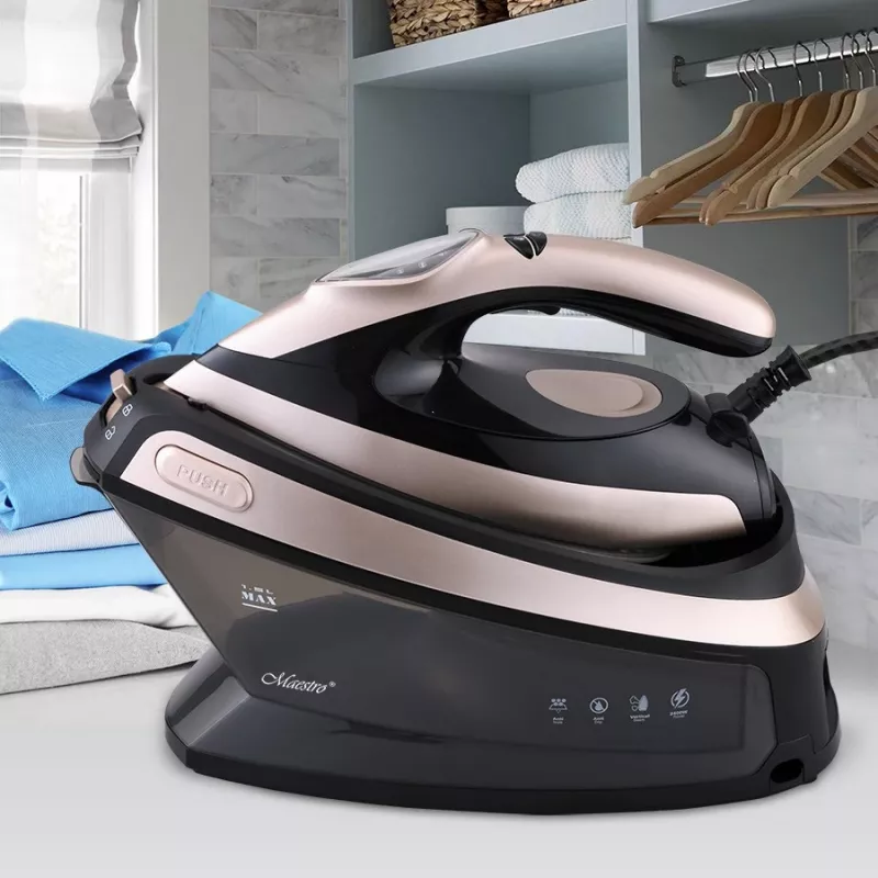Maestro MR-320C aurutriikli jaam 2400 W 1,5 L Keraamiline tald Must, Roosa kuld