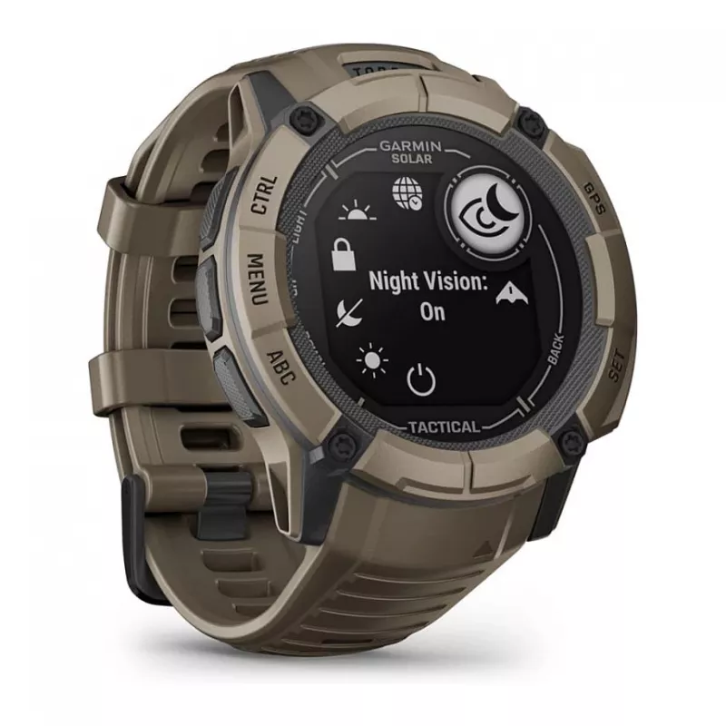 Garmin Instinct 2X Solar Tactical Edition 2,79 cm (1,1) MIP 50 mm Digitaalne 176 x 176 pikslit Puuteekraan Roheline GPS (satelliit)