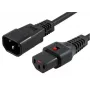 Microconnect PC1024 toitekaabel Must 1 m C13 pistikupesa C14 pistik
