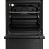 Eraldiseisev pliit BEKO FSM52331DBDS, gaasipliit 4 põletiga (2900/2000/2000/1000 W), elektriahi 60 L, 60 cm, energiaklass A, must