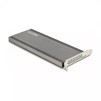 DeLOCK PCI Express 4.0 x16 kaart kuni 4 sisemise NVMe M.2 Key M pesaga koos radiaatori ja ventilaatoriga